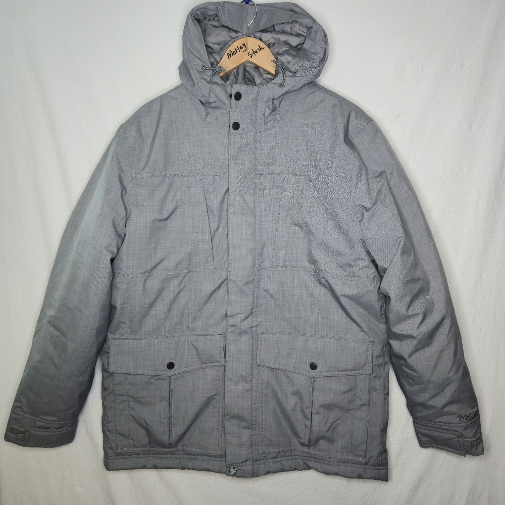 WindRiver Men's Winter TMax Hyper Dri HD3 Jacket Light Gray Size Large
